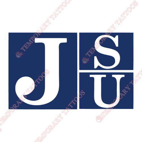 Jackson State Tigers Customize Temporary Tattoos Stickers NO.4682